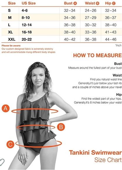 Tankini frill set - Picture 5 of 6